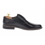 Pantofi barbati, model casual-elegant, din piele naturala, negru - PANBOX